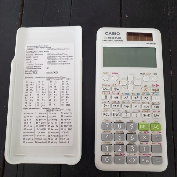 Casio fx115ES Plus Calculator Graphing White - Picture 1 of 5
